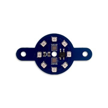 8-LED PCB Flasher Lamp Board - Blue